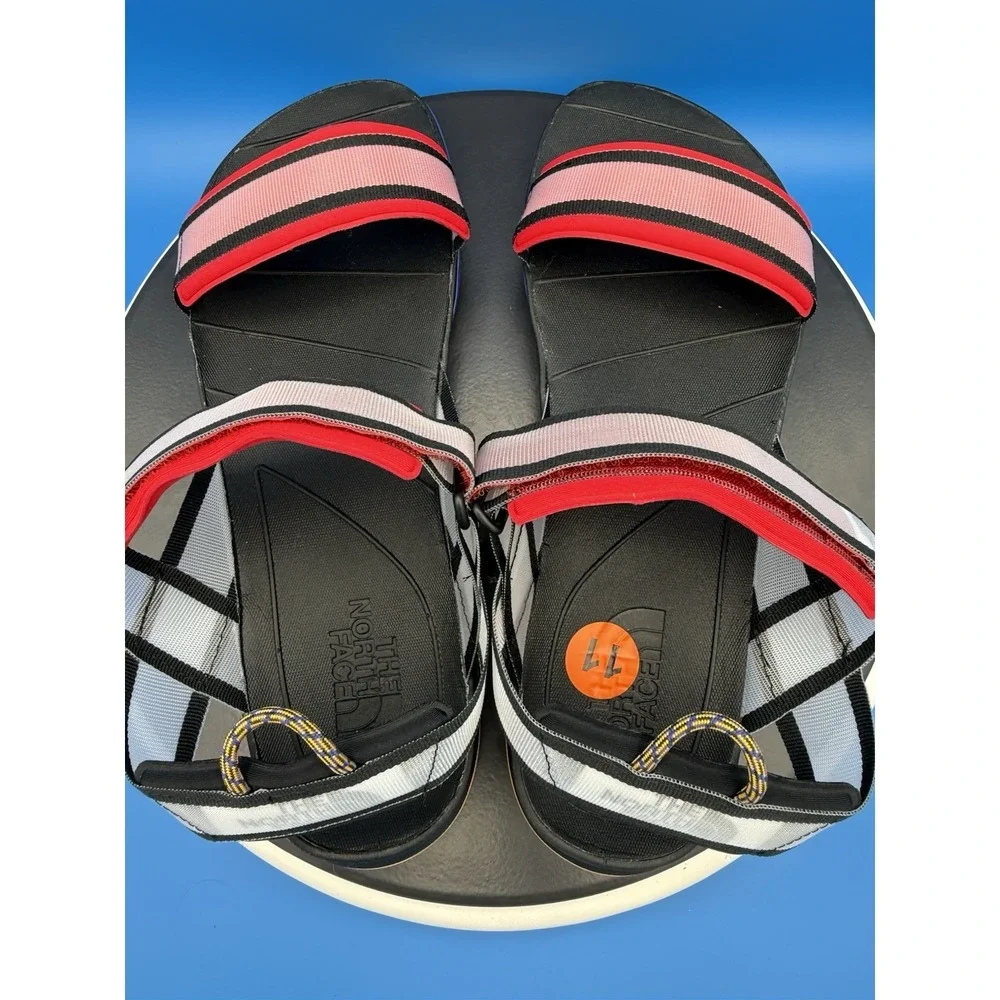 The North Face Skeena Sport Men's Size 11 Blue Red Sandals Hiking Shoes NEW